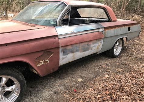 1962 Chevy Impala Project 348 400 Auto New Frame Project Tons Of New