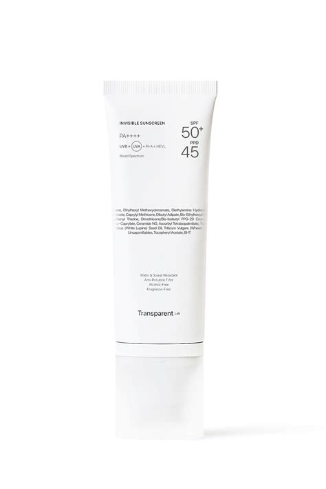 Invisible Sunscreen SPF50+ I Transparent Lab – NICHE BEAUTY LAB