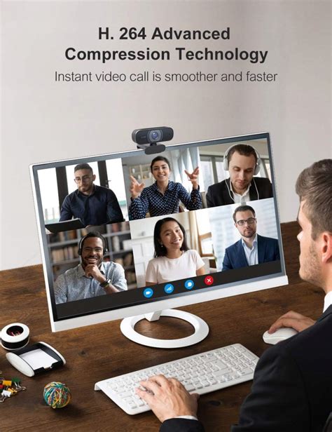 Видеокамера интернетная с микрофоном crosstour cw100 1080p full hd pc ...