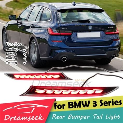 Led Rear Bumper Tail Light For Bmw Series Brake Turn