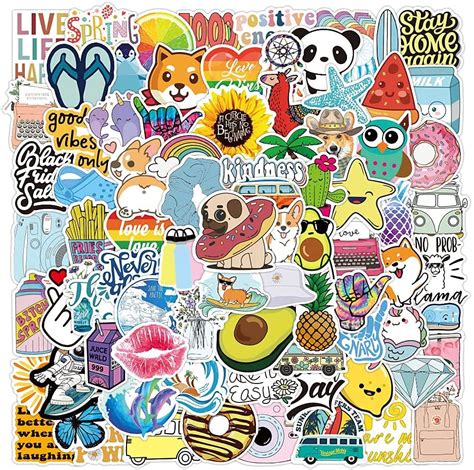 cute stickers wallpapers wallpaper cave