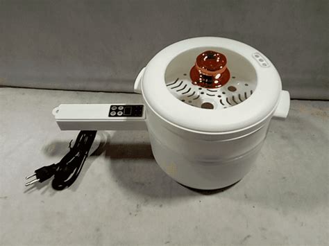 Drizzle Electric Hot Pot Cooker Steamer L Multi Functional Nonstick Pan Dutch Goat