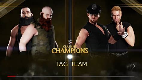 WWE Clash Of Champions The Bludgeon Brothers Vs Breezango WWE 2k18