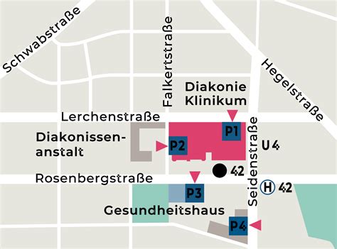 Wegbeschreibung Diakonie Klinikum