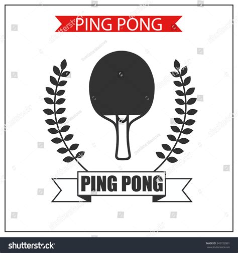 Ping Pong Logotype Ping Pong Icon Stock Vector Royalty Free 342722891