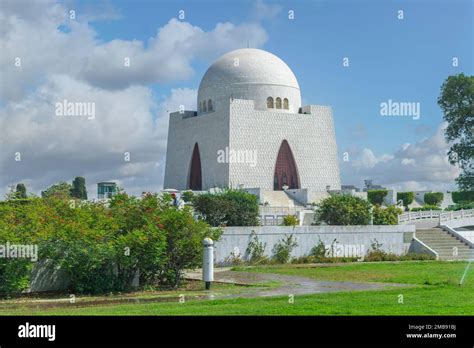 Picture Of Mausoleum Of Quaid E Azam In Bright Sunny Day Also Known As