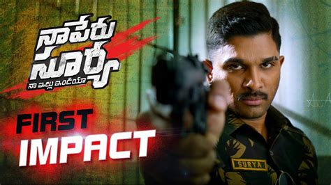 Allu Arjun Naa Peru Surya Naa Illu India Movie First Look Ultra Hd