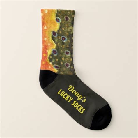 Lucky Socks For Fly Fishing Fans Zazzle