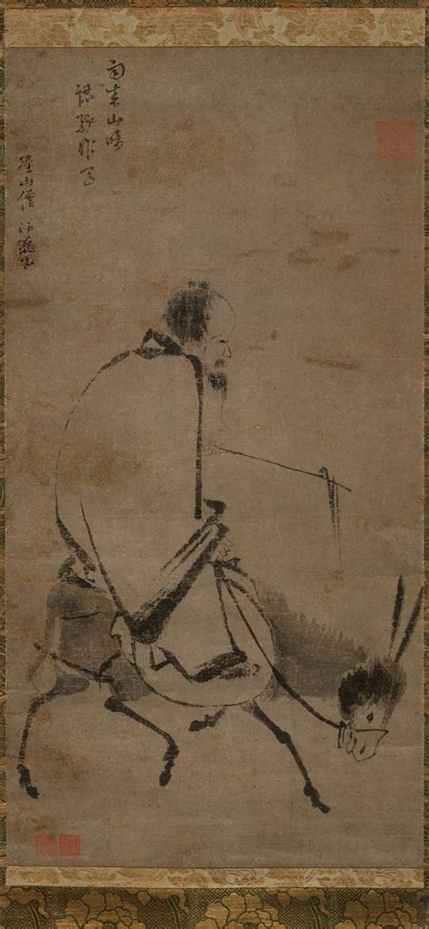 Chan Master Riding A Mule 騎驢圖 Anonymous Song Dynasty 960 1279