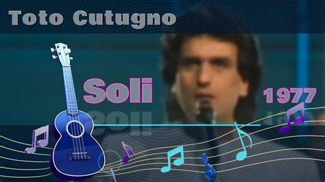 Toto Cutugno Soli Karaoke Youtube