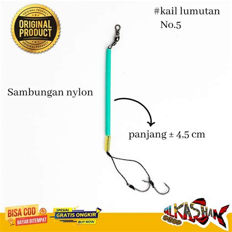 Jual Rangkaian Kail Pancing Lumut Ikan Nila Murah Tinggal Pakai