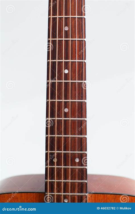 Acoustic Guitar Fretboard Stock Photo Image Of Musical