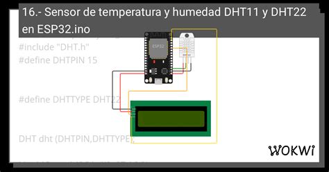 16 Sensor De Temperatura Y Humedad DHT11 Y DHT22 En ESP32 Ino Copy