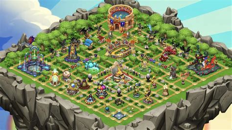 Just finished my gargantuan hub island! : r/dragonvale