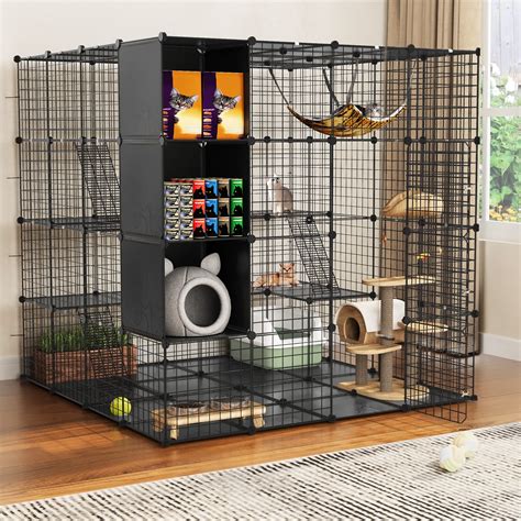 Archie & Oscar™ Boivin Portable Outdoor Cat Cage, Catio, Cat House, with Shelves & Reviews | Wayfair