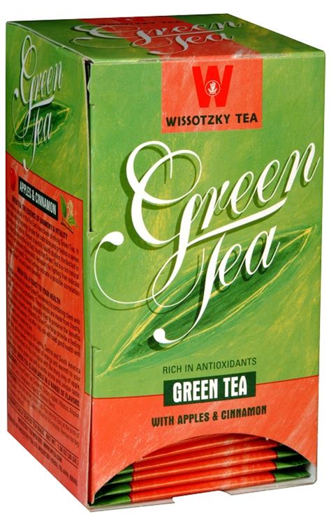 Wissotzky Green Tea With Apple Cinnamon Groceries By Israel