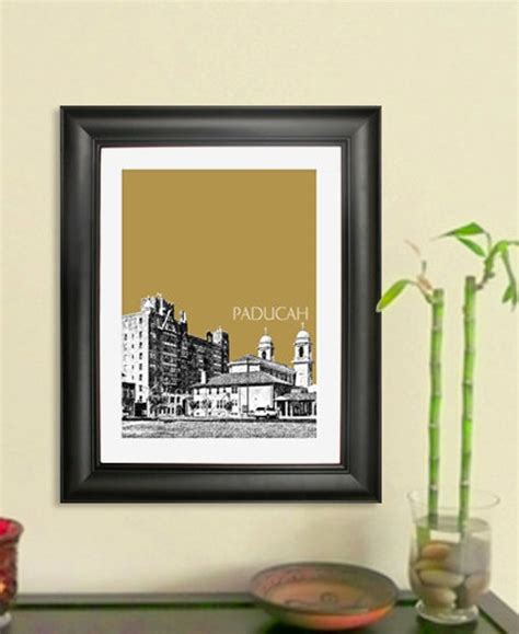 Paducah Skyline Poster 1 Paducah Kentucky City Skyline Etsy