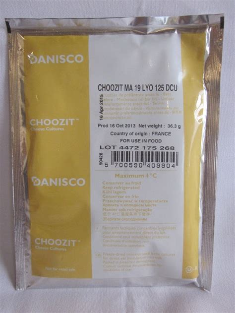 Danisco CHOOZIT MA019 – Glengarry Cheesemaking