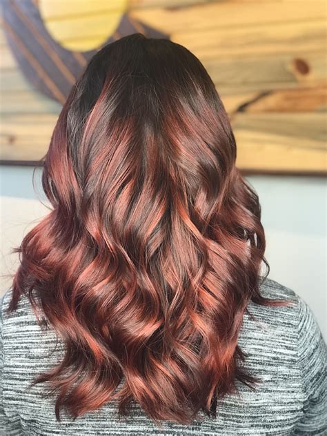 Red Balayage Hair Red Balayage Hair Long Hair Styles Hair Beauty