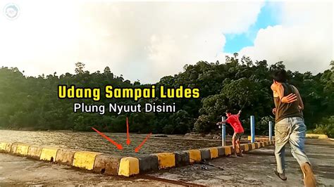 Mancing Dermaga Pinggir LautIkan Disini Selera Nya Udang YouTube