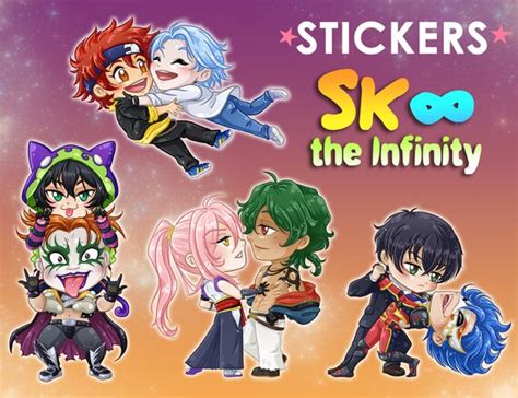 Stickers Sk8 The Infinity Reki And Langa Cherry Blossom Etsy