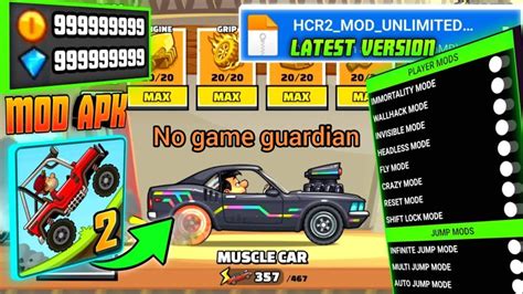 HILL CLIMB RACING 2 MOD MENU V1 60 5 NO GAME GUARDIAN NO ROOT NEEDED