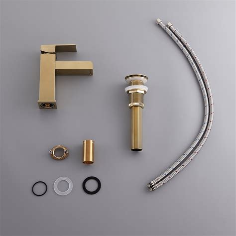 Stylish 1 Hole Single Handle Waterfall Bathroom Sink Faucet Solid Brass