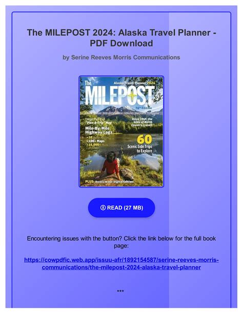 Pdf Free The Milepost Alaska Travel Planner By Serine Reeves