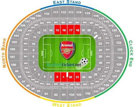 Newcastle Stadium Seating Plan