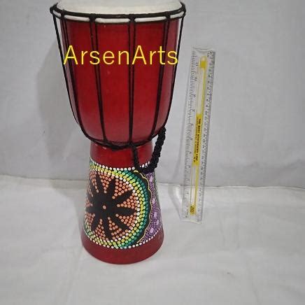 Jual Baru Kendang Djembe Gendang Jimbe Ukuran Besar Tinggi 40 Cm Alat