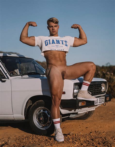 Blond Hunk Hanno Sizzles In Sun Kissed Nude Shoot Cocktails Cocktalk