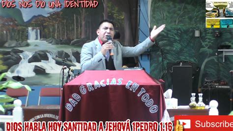 DIOS NOS DIO UNA IDENTIDAD EVERARDO LÓPEZ IGLESIA DE DIOS PENTECOSTÉS