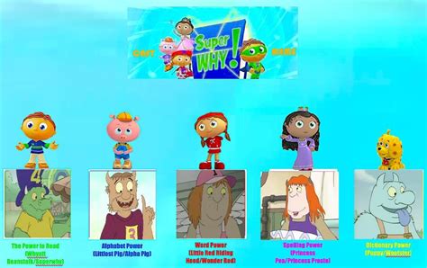 Super Why Cast Meme By Gabumonlispector2241 On Deviantart