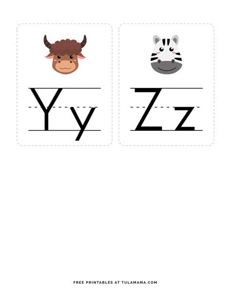 Fun Free And Engaging Alphabet Flash Cards For Preschoolers Printable