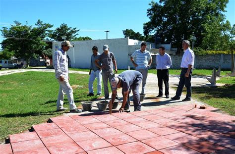 El intendente Chavez y su equipo recorrió obras públicas Bella Vista