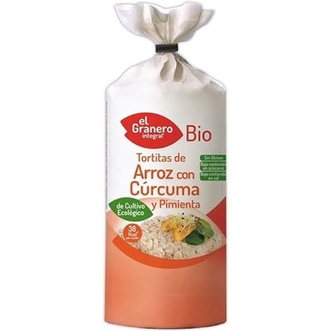 El Granero Integral Crêpes de Riz Bio au Curcuma et Poivre 115 gr BULEVIP