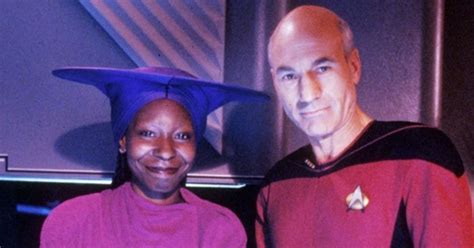 Whoopi Serves ‘Earth Warrior’ Drinks at Star Trek TNG Reunion on The View