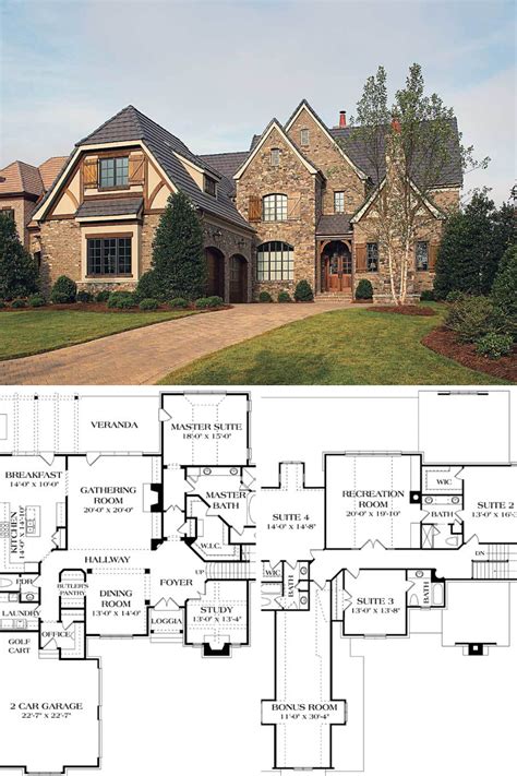 2 Story Luxury Mansion Floor Plans - floorplans.click