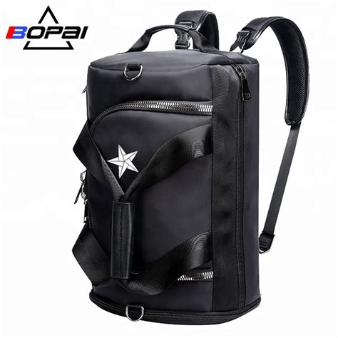 Large Capacity Waterproof Gym Travel Luggage Duffel Bag Mens Sports Weekend Travel Bag With