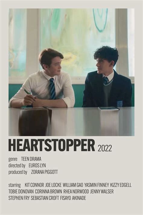 Heartstopper Television Show Alternative Minimalist Movie Show Polaroid