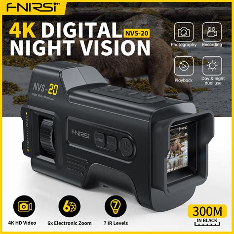 Телескоп FNIRSI NVS-20 NVS-40 4K HD прицел и бинокулярный прицел ...