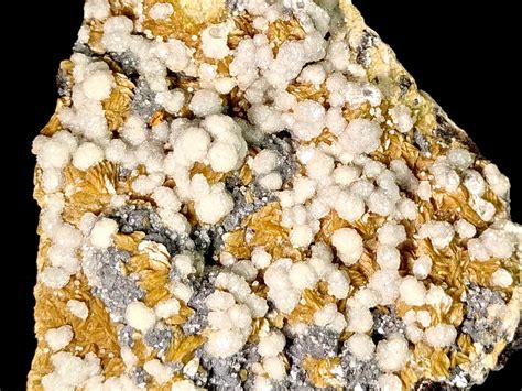 Siderite Quartz Galena Cristalli Su Matrice Altezza Cm Larghezza