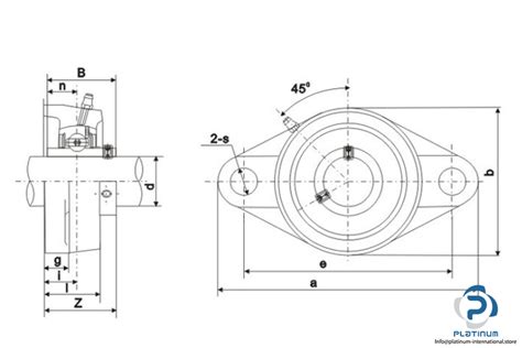 Lk Ucfl Oval Flange Ball Bearing Unit Platinum International