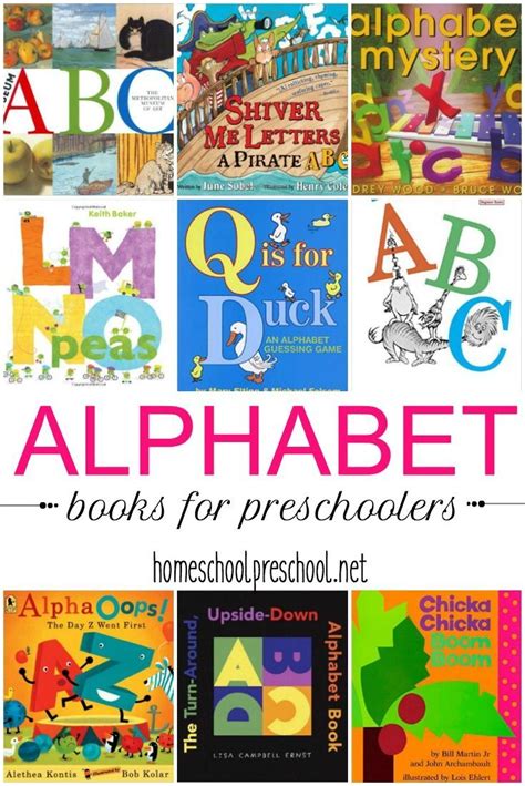 Alphabet Books for Preschoolers | Preschool books, Alphabet book ...