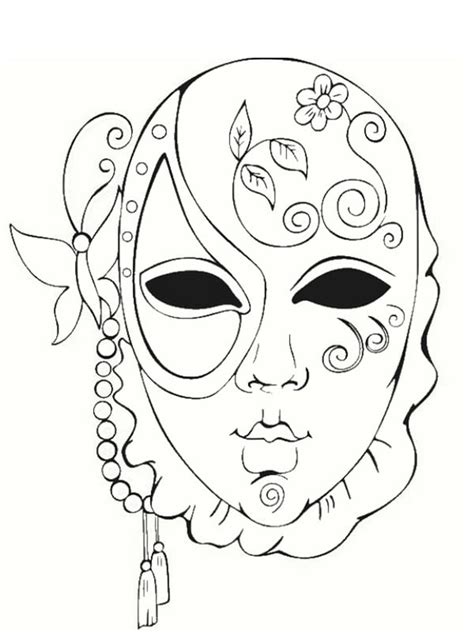 Coloriage Du Carnaval Coloriage Masque Coloriage Carnaval Dessin