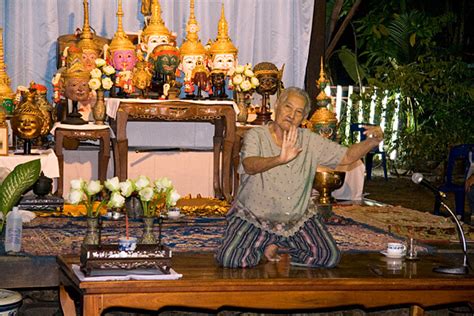 The Wai Kru Ceremony Asian Traditional Theatre Dance