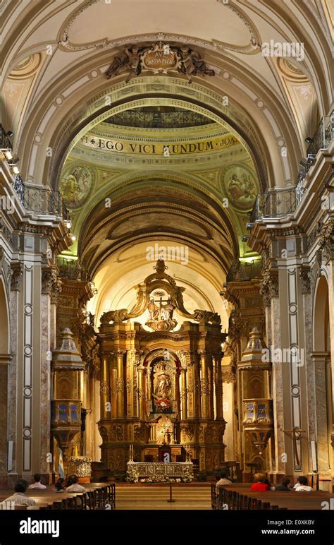 Interior, Metropolitan Cathedral, Buenos Aires, Argentina Stock Photo - Alamy