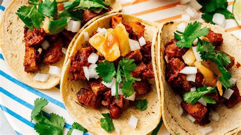 ¡cena Muy Mexicana Y Deliciosa Tacos Al Pastor Saludables Mui