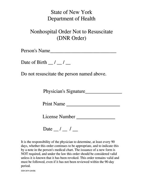 Dnr Form New York Fill Out And Sign Online Dochub