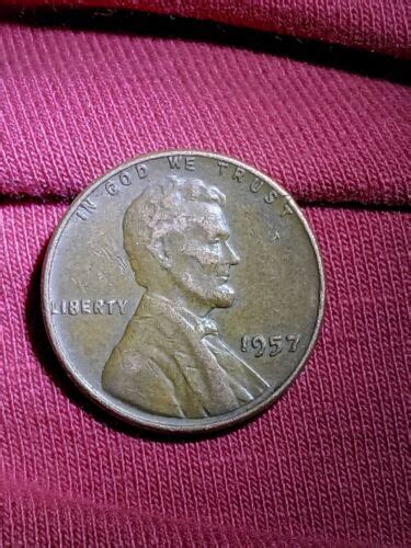 D Wheat Penny Rare No Mint Mark B In Liberty Error Very